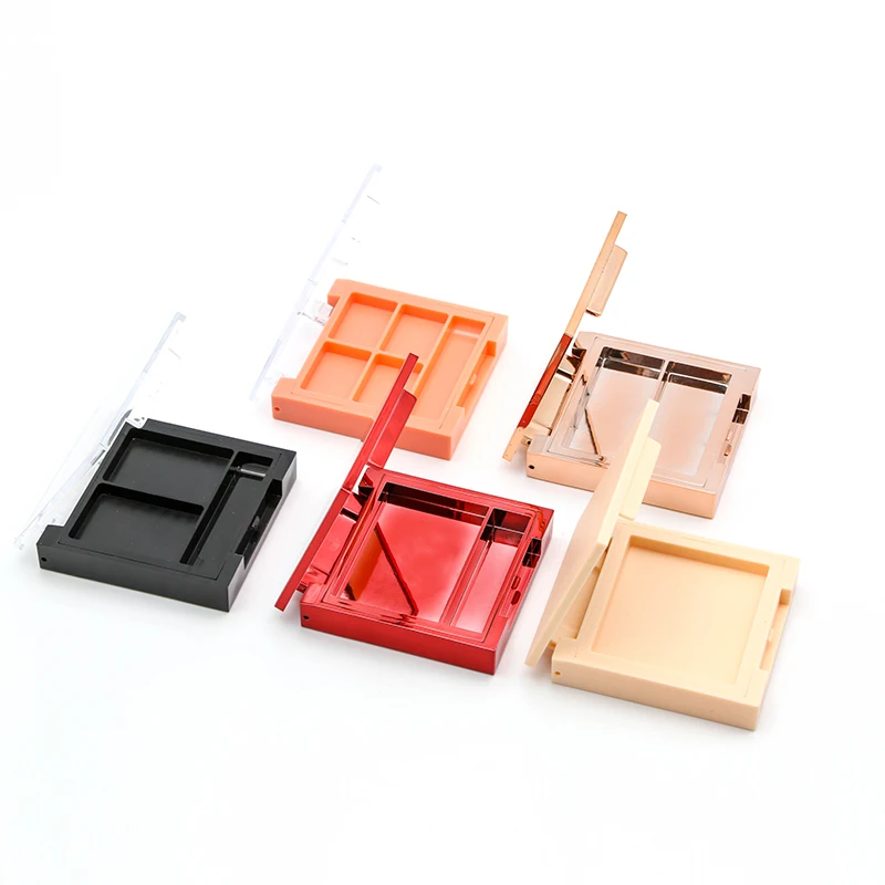 2 Color Powder Blush Packaging Custom Makeup Tool Box Blushes Concealer Empty Makeup Set Gift Box Blush Packaging Box