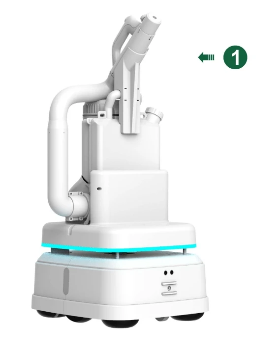 Customized Quality Z Intelligent Disinfection and Sterilization Robot for Commercial Use Spray Disinfection Robot
