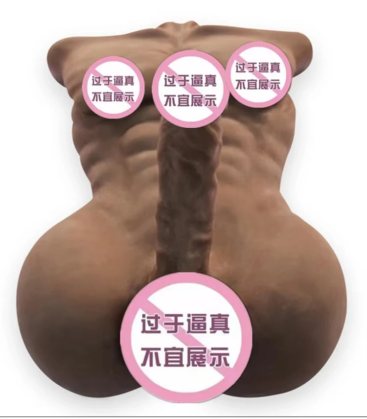 XISE sex doll sexy toy with Real male muscle big hard dildo ass soft safe real flexible dildo for female sexy masturbation