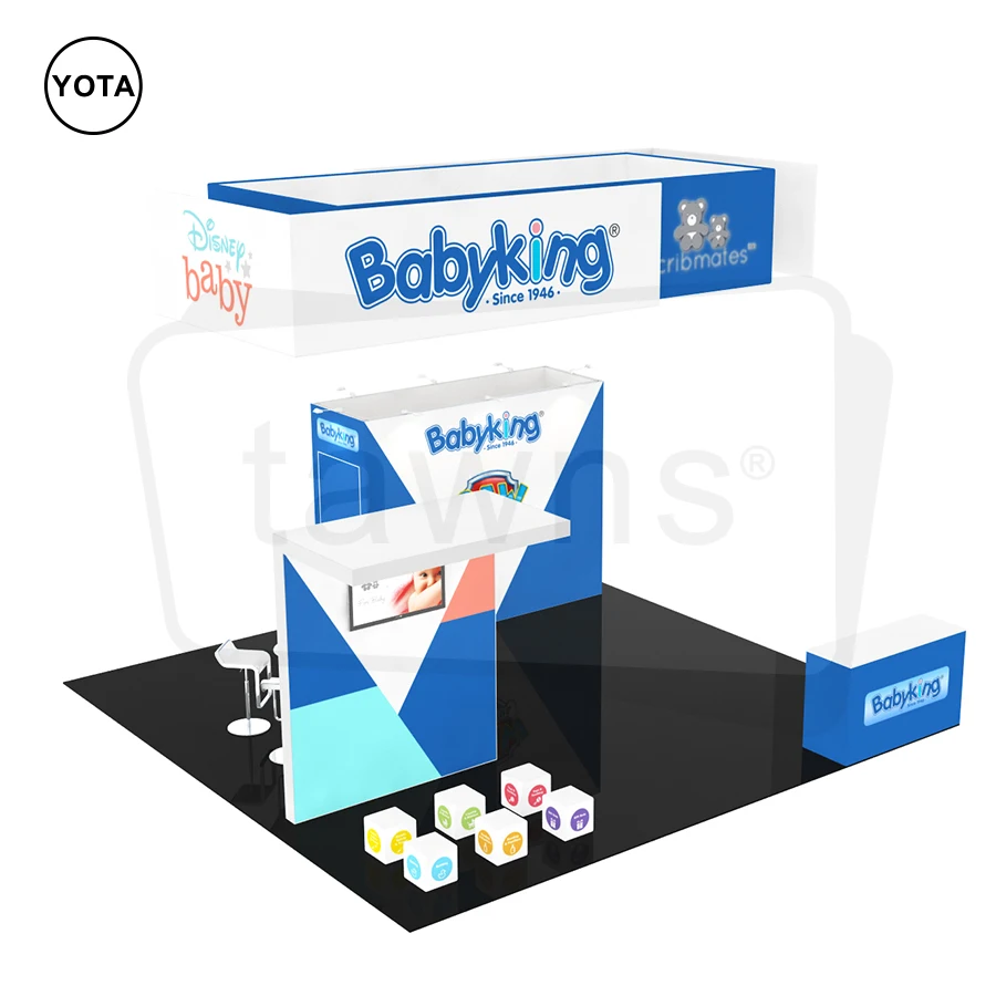 Рекламная витрина на заказ, рекламная акция, выставочная поставка, настенный тканевый дисплей 6x6, выставочный стенд, ярмарка