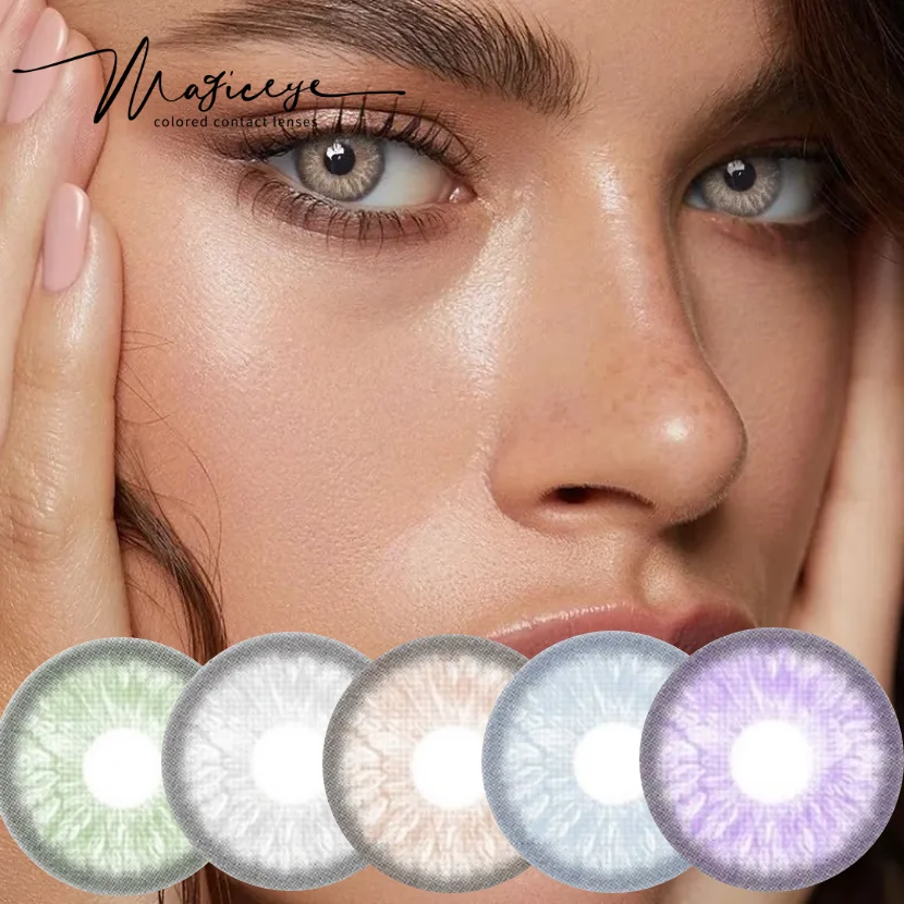 Magic eye best selling super natural colors big grand beautiful blister packaging contact lenses