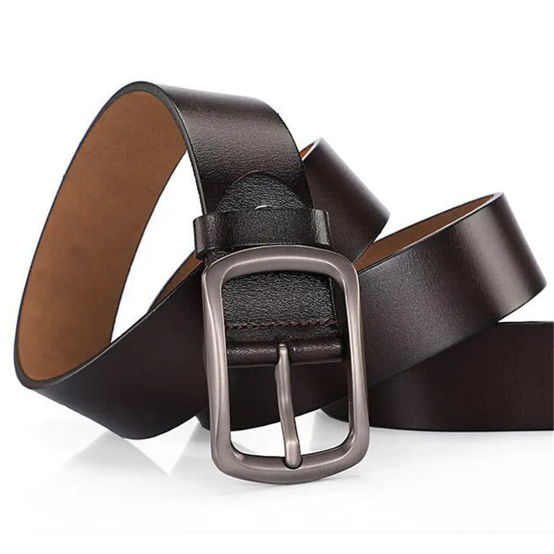 Lqbelt завод неподдельный кожаный пояс для мужчин; На ремешке с пряжкой; Теплые мужские ремни для мужчин высокого качества
