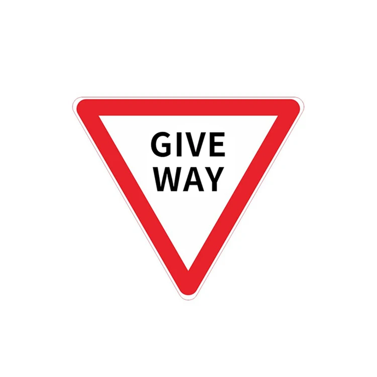 Road Safety Custom Reflective Traffic Aluminum Sign Road Sign