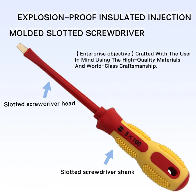 X-SPARK  Injection Slotted Screwdriver hand tools non sparking tools