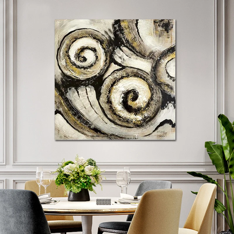 Modern Abstract Oil Painting on Canvas Posters and Prints Wall Art Painting  Abstract Art Picture for Living Room Home Decor