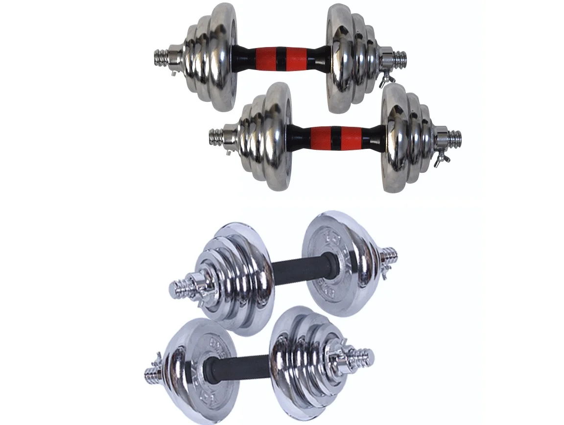 50KG Dumbbell Set For Body Building Weight Gym And Home Using