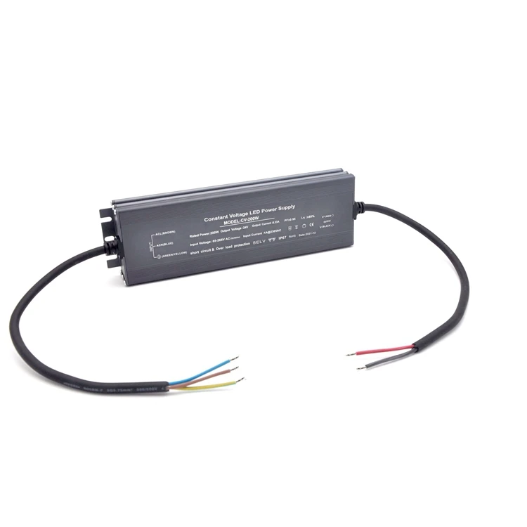 Constant Voltage Driver AC110/220V To DC12V/24V Waterproof IP67 Led Power Supply For Led Strip