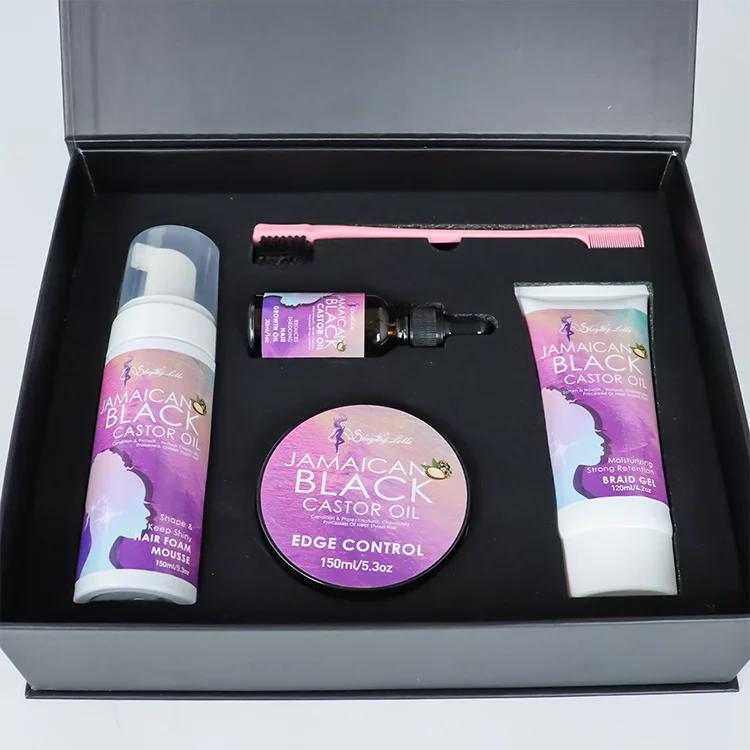 High Quality Wholesale Extreme Hold Olive Oil Edge Control Vendor List SLAYING LOLLI Styling Edge Laid Set