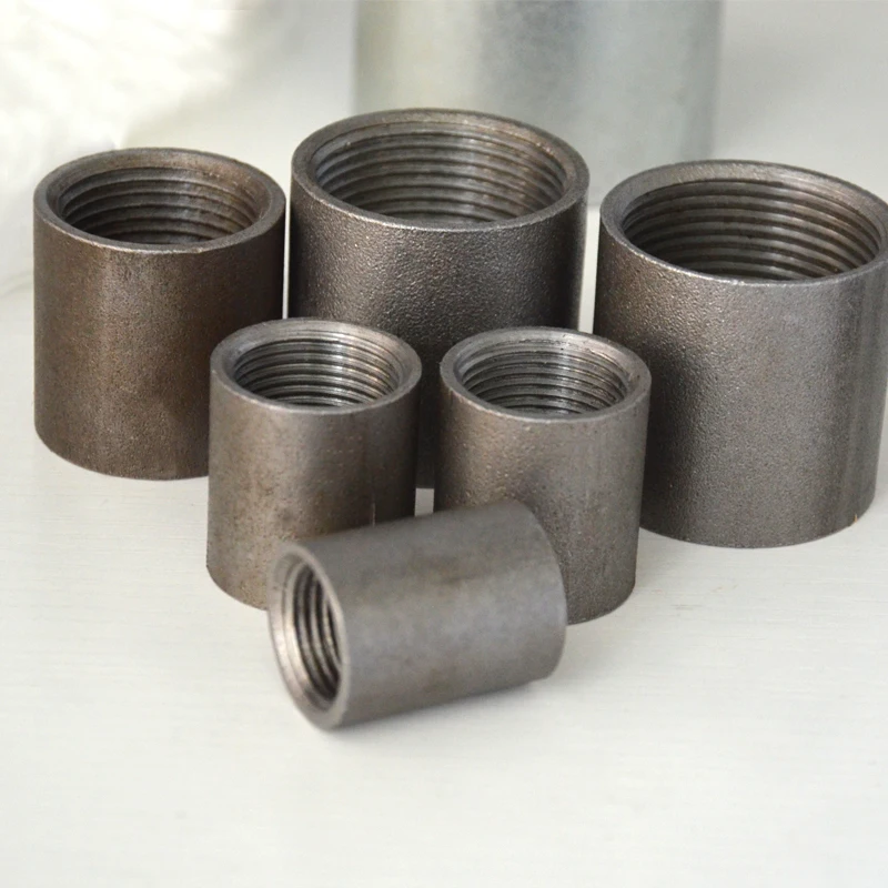 Galvanized Malleable Cast Iron round Threaded Fittings Equal Socket Connector for Pipe Applications