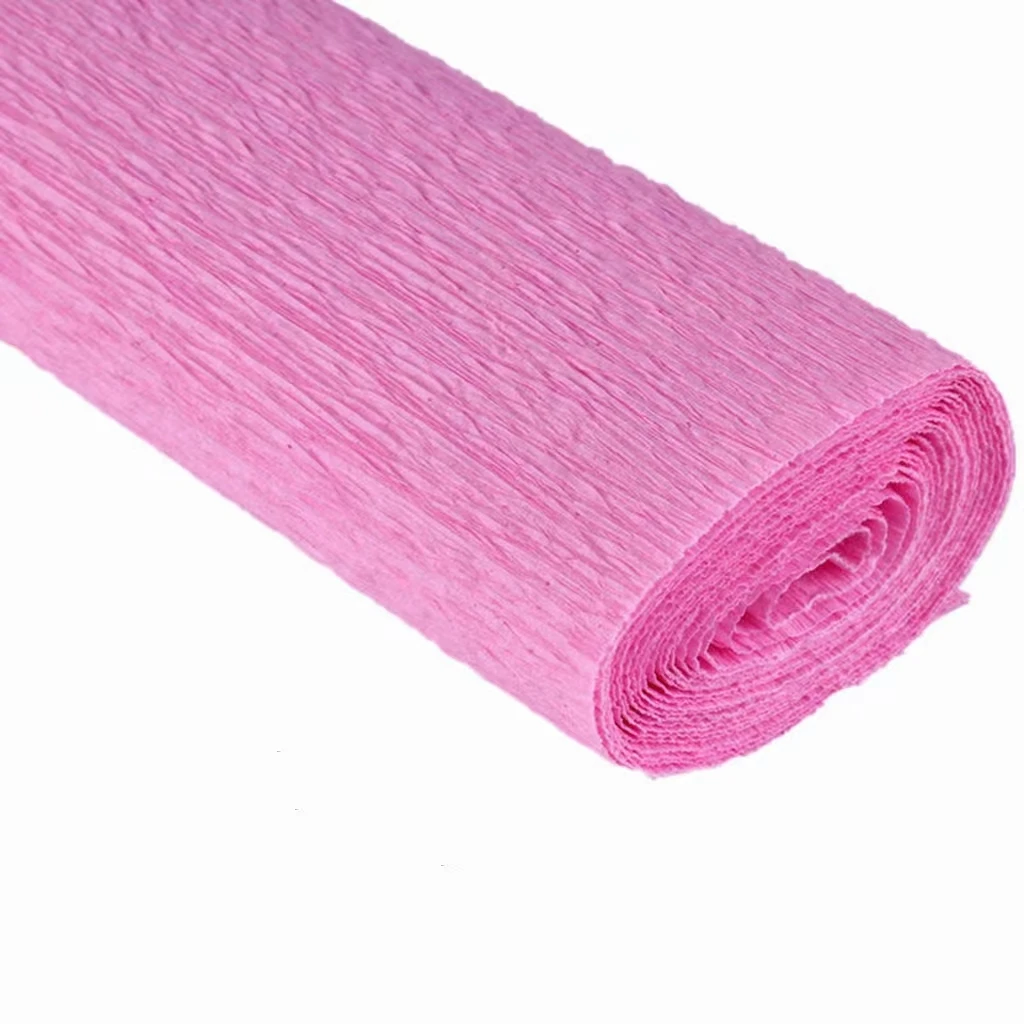 Sale High Quality 250*50 cm DIY Design Colorful Crepe Paper Rolls