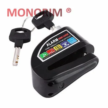 Monorim Disc Brake Motorcycle Lock W/ Loud Alarm Anti Theft Security for Electric Scooter Lock