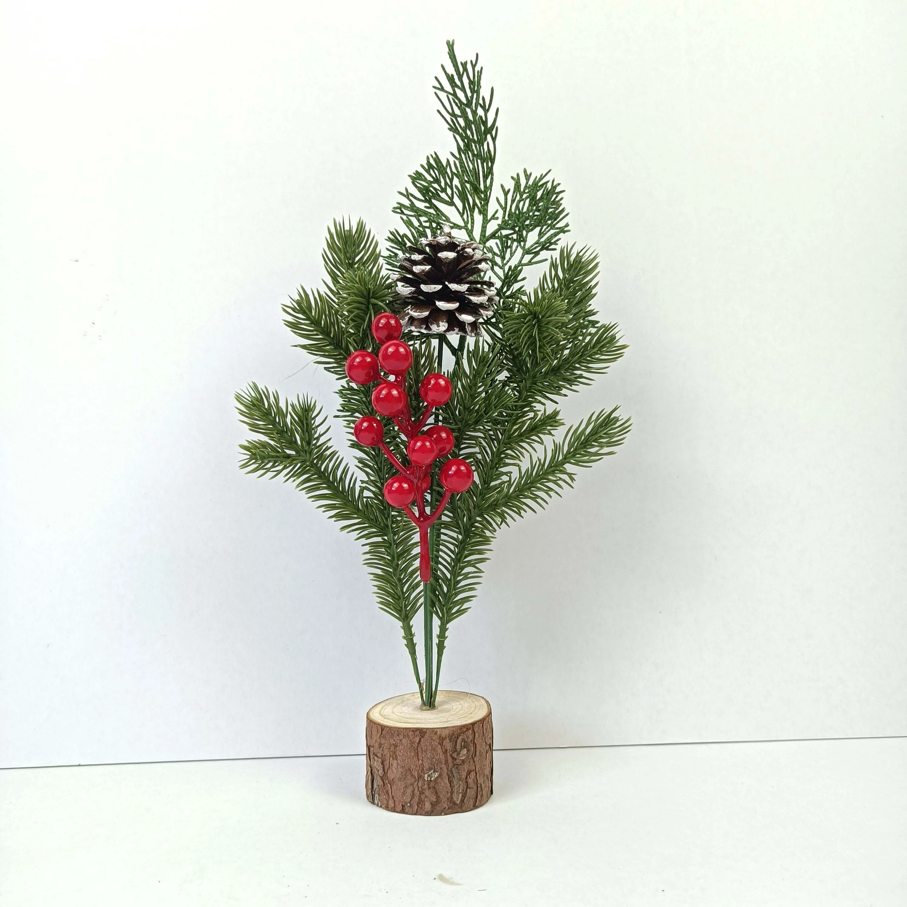 Artificial Christmas Picks Assorted Red Berry Picks Stems Faux Pine Picks Autumn Fall Thanksgivings Halloween Harvest Christmas