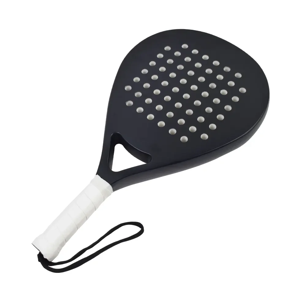 diamond/teardrop/round shape custom logo carbon/fiberglass/3K/12K/18k paddle/padel tennis racket