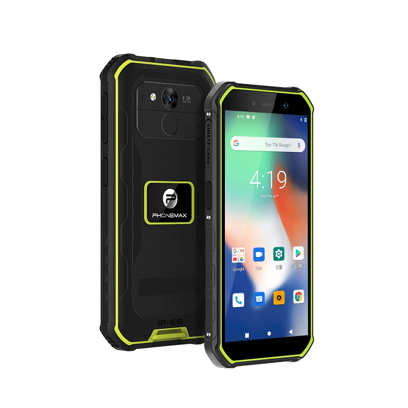 Phonemax IP68 водонепроницаемый ударопрочный Прочный смартфон android 5100 мАч 5 дюйма 4gLTE rugge сотовый