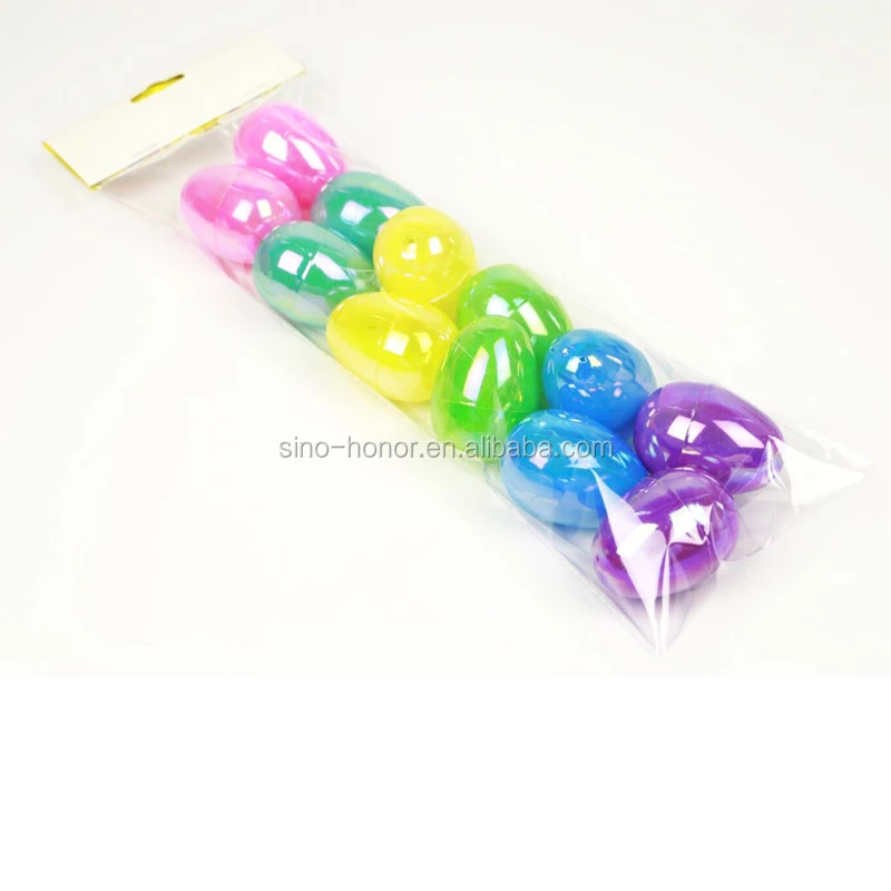 plastic metallic color eggs pearlized color eggs plastic easter eggs