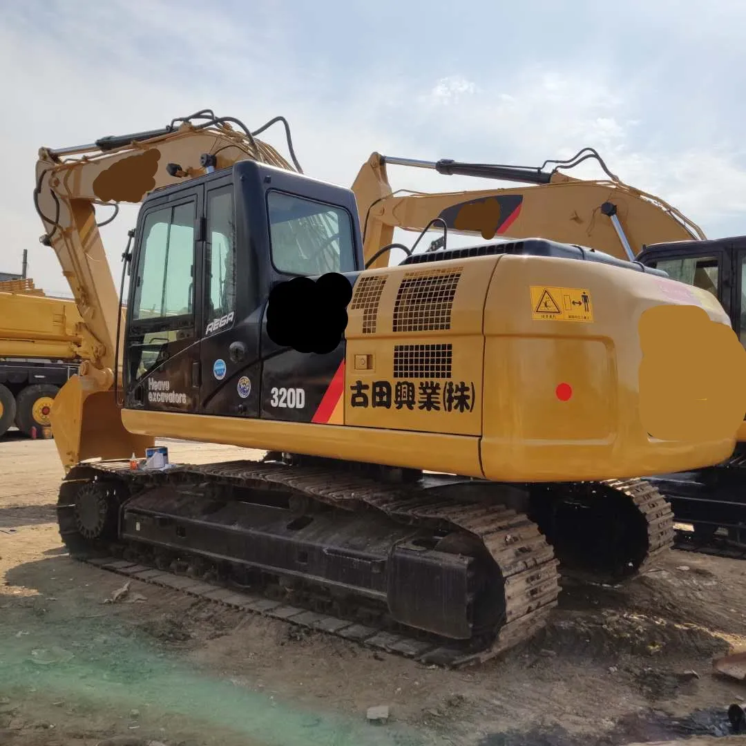 Экскаватор б/у 20 тонн CAT 320D экскаваторы в комплекте с лодочными двигателями оригинальная строительная машина