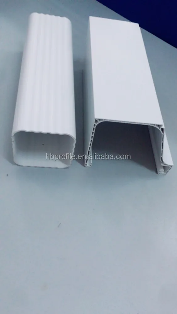 PVC Rain water Gutter/Factory Sale PVC Rain Gutter Light weight easy installation fascia panels