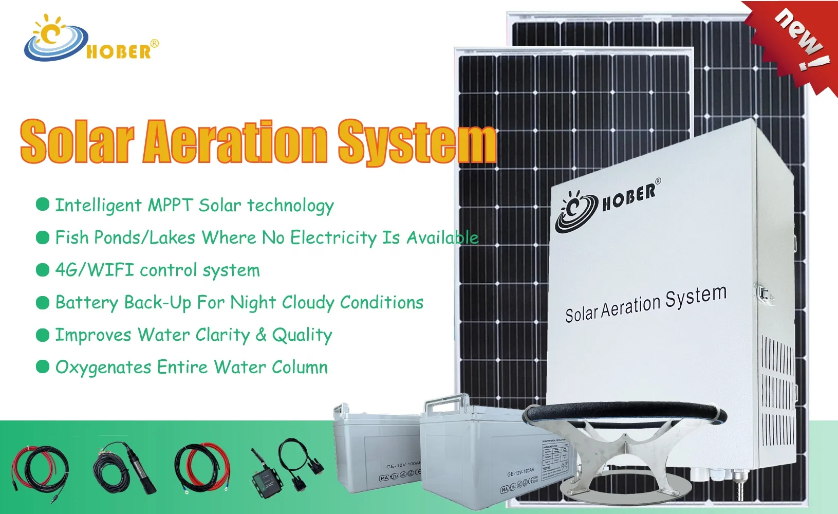 Built-in breaker and surge protector Solar PV combiner box