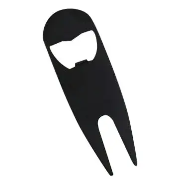 custom  logo laser engrave low moq instant shipping stainless steel golf divot bottle opener beer opener
