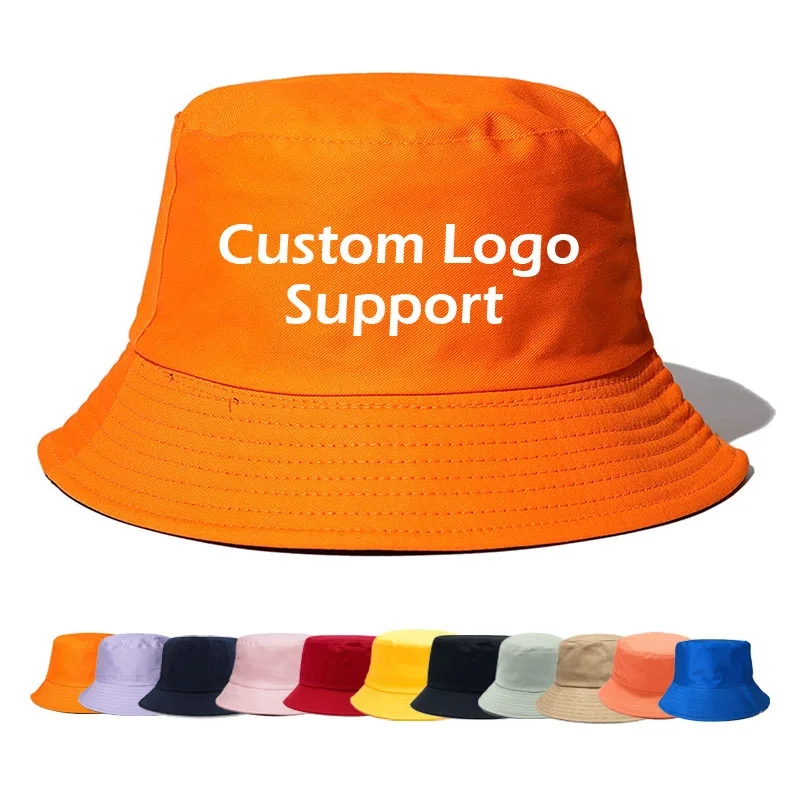 100% хлопок, индивидуальная вышивка с вашим собственным логотипом, дешевые двусторонние Панамы оптом