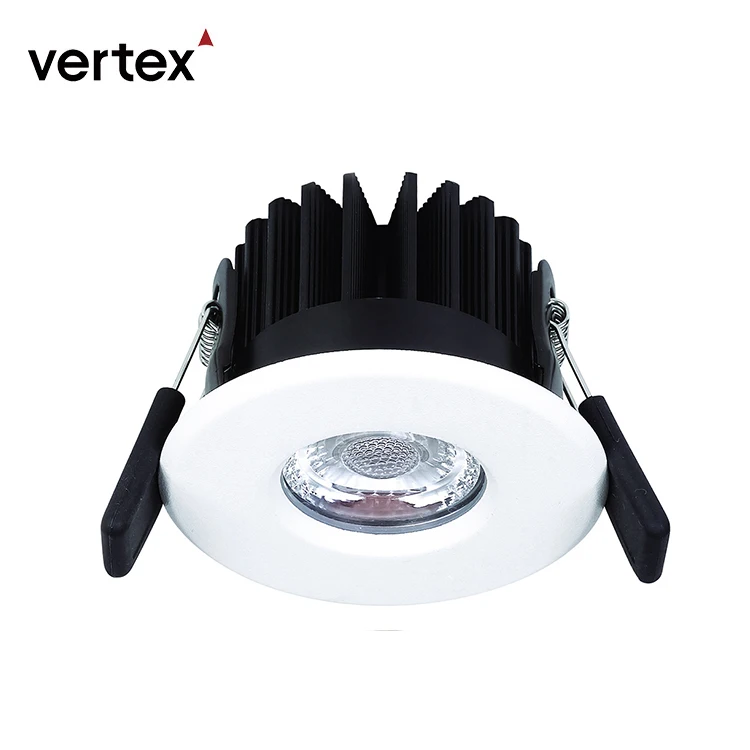 IP65 RoHS CE ceiling recessed fixed trimless cct antiglare cob led downlight dimmable 8W 5000k
