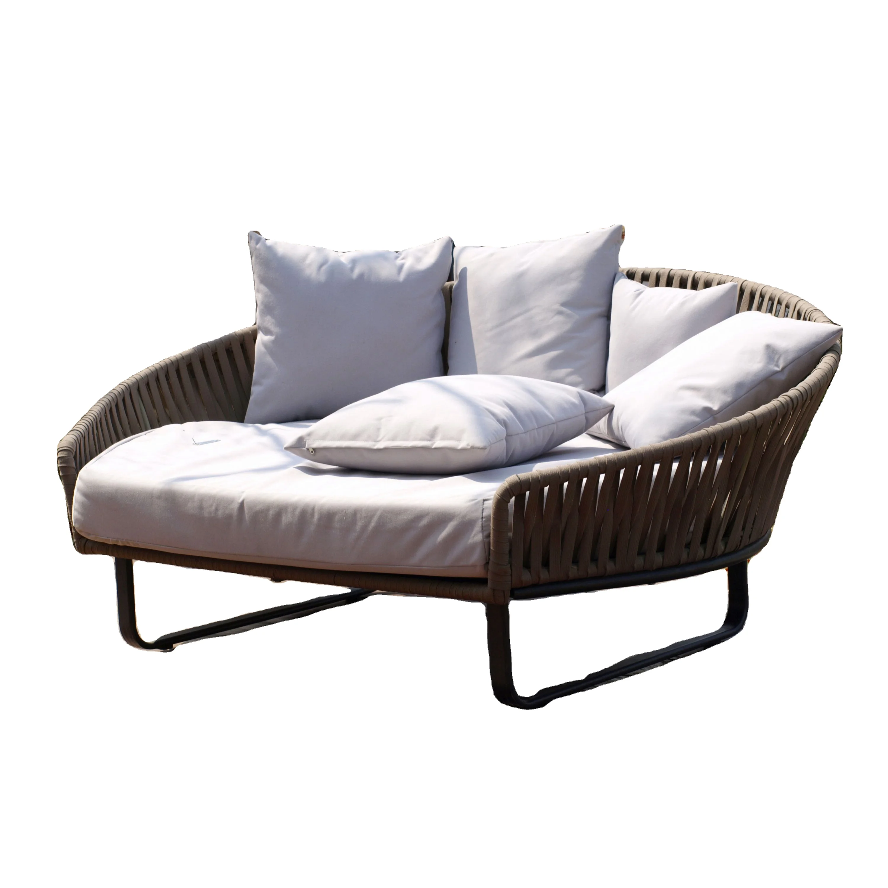 Stylish leisure rattan daybed outdoor furniture garden furniture sofa daybed  Sun Modern Color