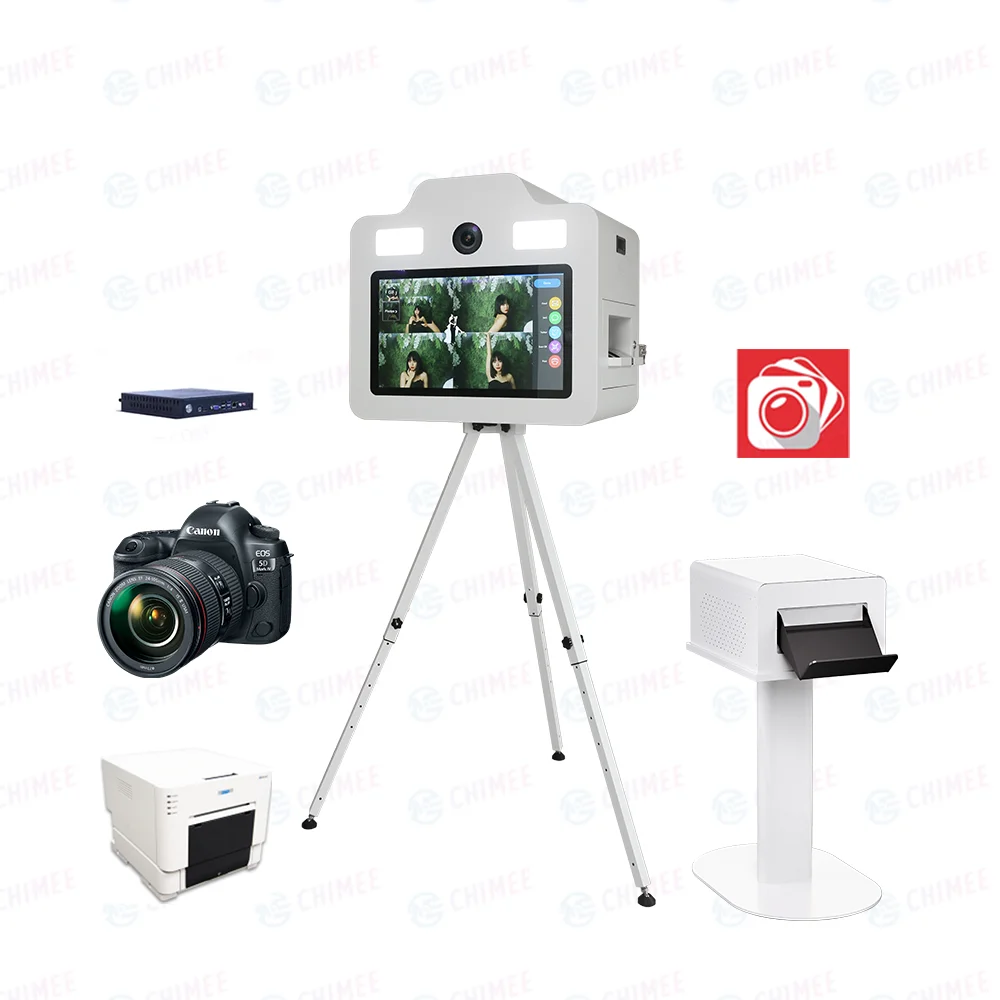 2025 DSLR Vintage Tripod Dslr Camera Touch Screen 21. 5 Inch Photo Booth Photobooth for Parties & Events