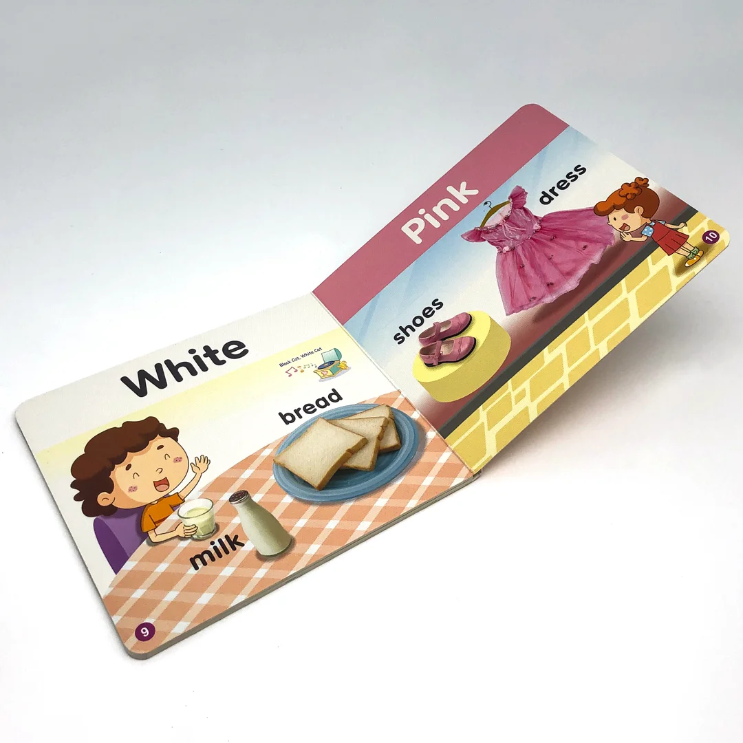 board book with figures