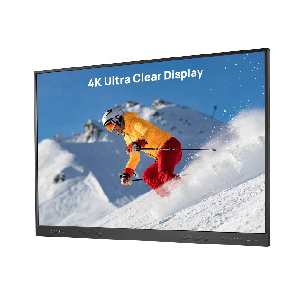 Riotouch Digital Whiteboard 4K Display 65 75 86 inch Interactive Flat Panel Multi Touch Screen Smart Board