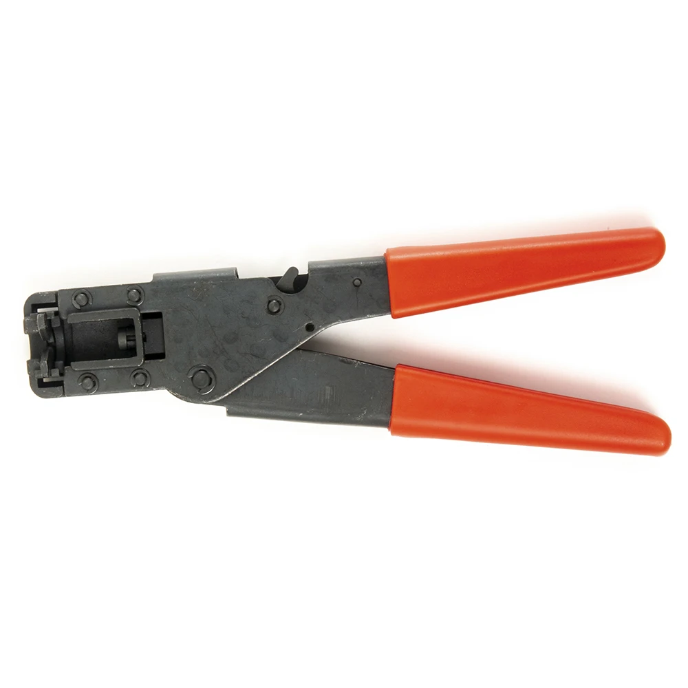 Rg6 Network Cable Crimper Coaxial Compression Connector Stripper Tool