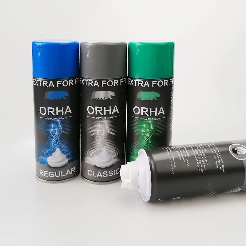 Custom Logo 400ml 100% Natural Skin Shaving Foam For Men