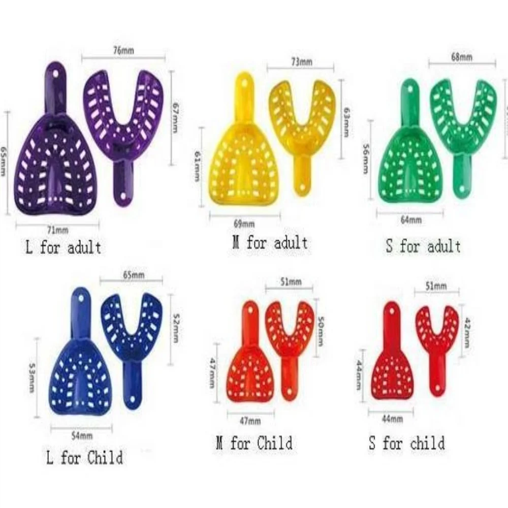 Лучший продавец Цветной Пластиковый Одноразовый стоматологический материал отпечаток