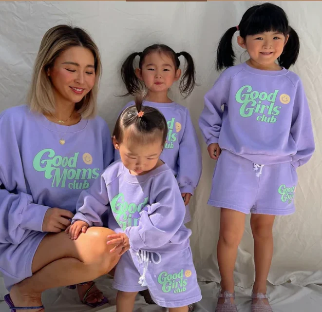 Hongbo Sling Shorts Mommy And Me Clothes Outfits Kids Onesie Family Matching Outfits Parent-child Outfits One piece Jumpsuit
