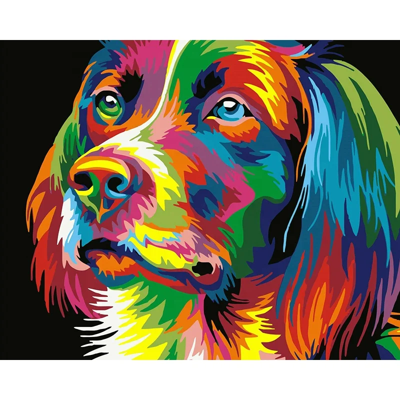 Best Price customize Animal Diy Oil pictures painting paint by numbers kits on canvas