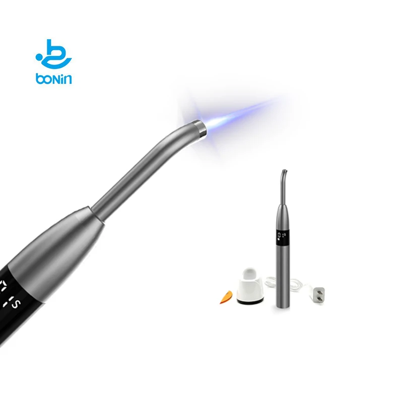 1 Second Solidify Led Dental Curing Lamp Handheld 1500mw/Cm2 Resin Solidify Wireless Led Curing Teeth Light Machine