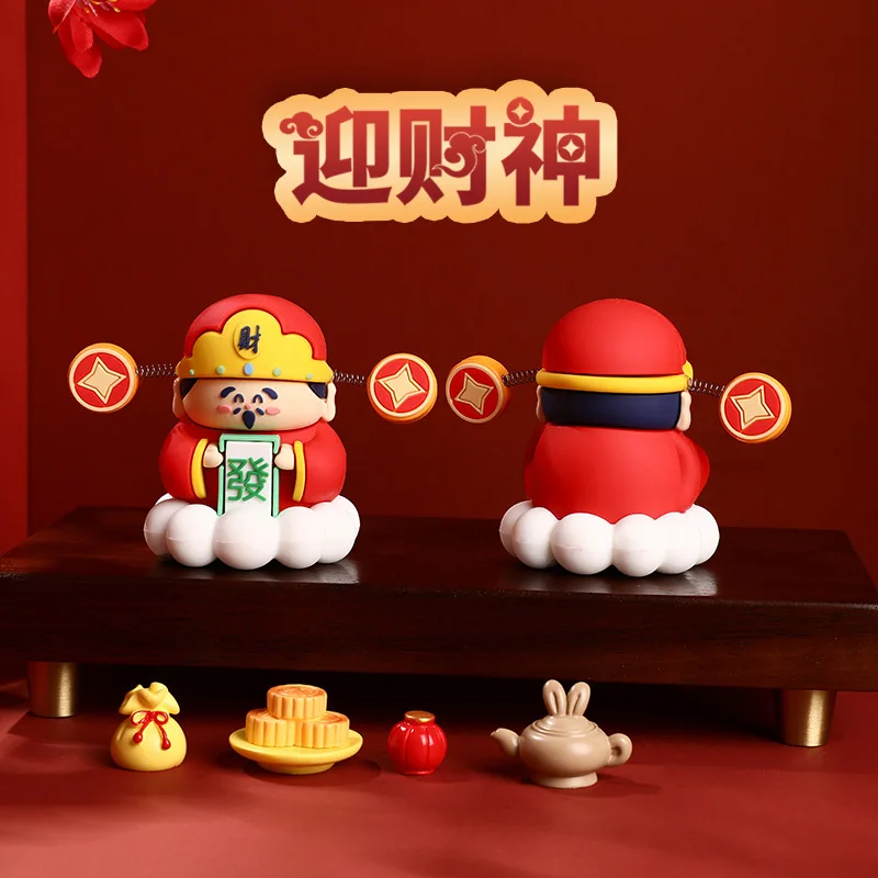 Chinese New year God of Fortune Small Fairy Car/Desktop Ornament