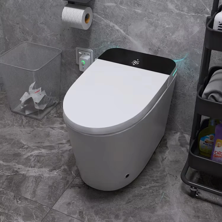 2024 NEW Products Automatic flush sensor toilets intelligent smart wc bathroom automatic toilets smart toilet