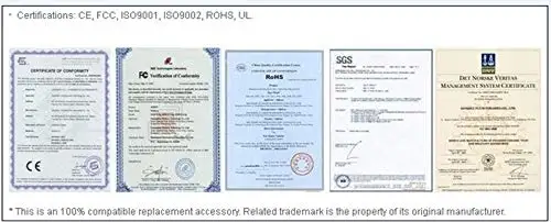 huiyuan 7.2V 1800mAh OEM 24016-01-R POS Battery Compatible to VeriFone VX670 VX680 Wireless Terminal ATM Machine 24016-01-R