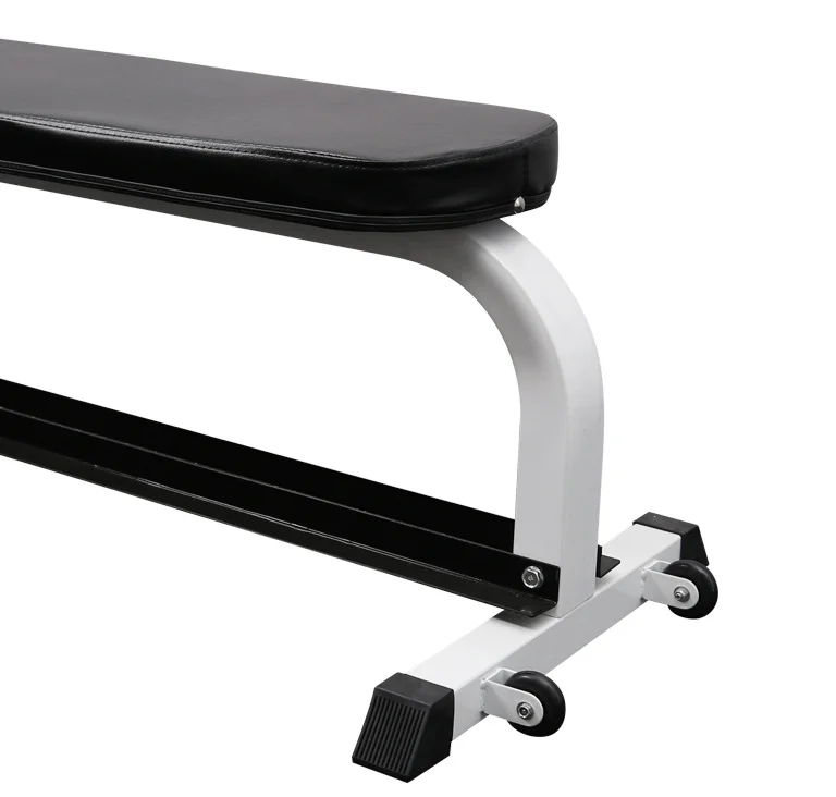 Pro Fitness Steel Flat Sit-Up Bench Press Heavy-Duty Gym Exercise Equipment for Home or Commercial Use