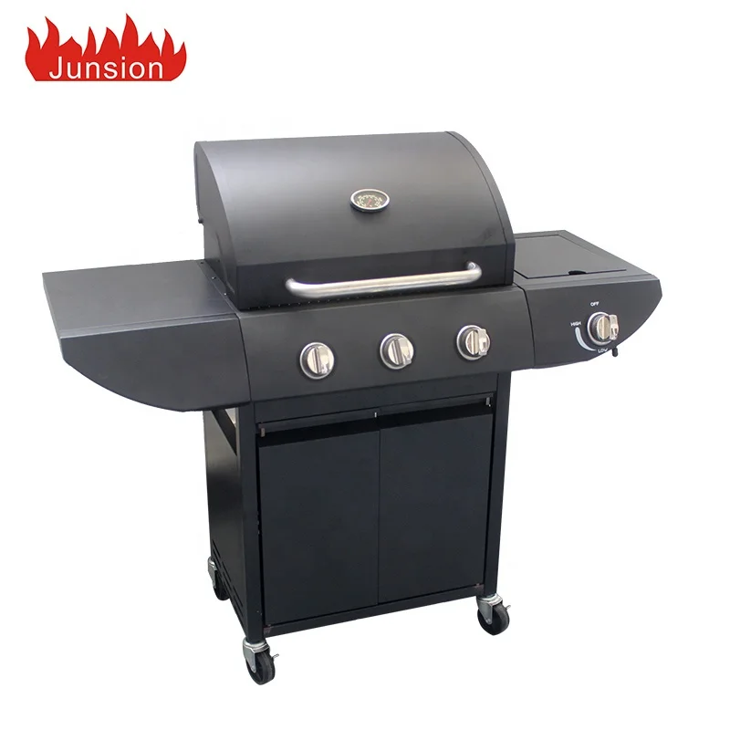 
Garden Barbeque Powder Coated Steel Gas Top Grill for Camping 
