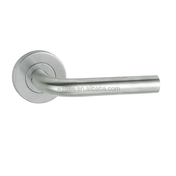 Popular hollow  tubular  lever S-09 Stainless steel door handle