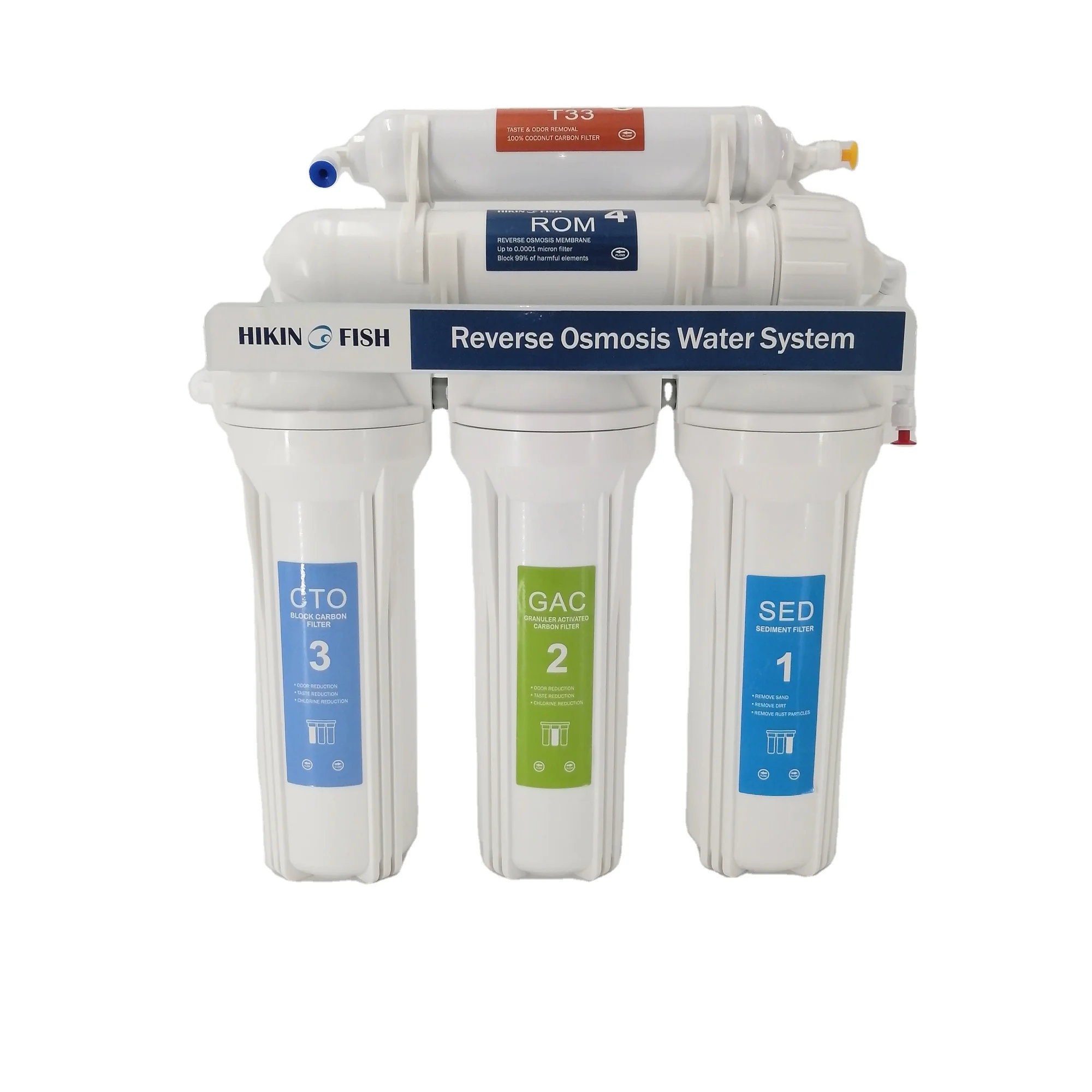 Custom Cheap Household High Quality 5 Stage Reverse Osmosis System Water Filter
