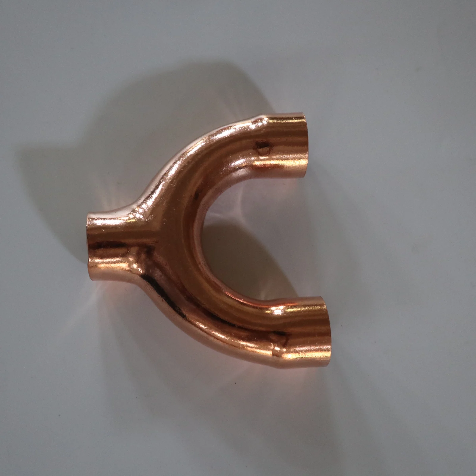 copper Pipe Fittings Equal Tee Y-branch pipe fitting High Quality DN15 Coupling 1 1/8 Inch Elbow Female Copper Coating
