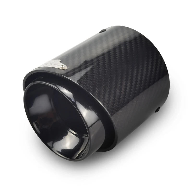 Black Pipe Carbon Fiber Exhaust Tip  Fit for Mini Cooper F54 F55 F56 F57 F60 R55/R56/R57/R58 Cooper S factory sales