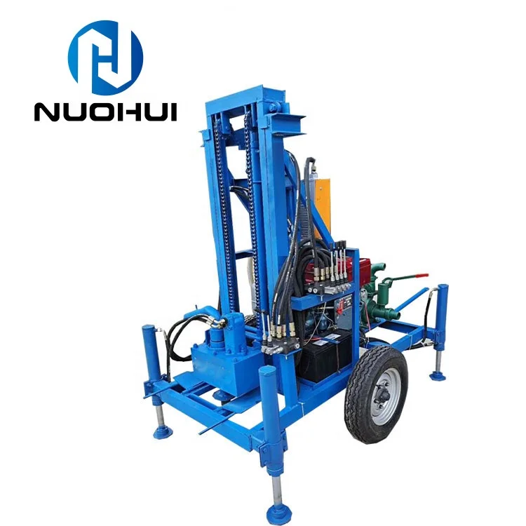 Low price Borehole Drilling Machine water well drilling machine spare parts water well drilling rigs double head