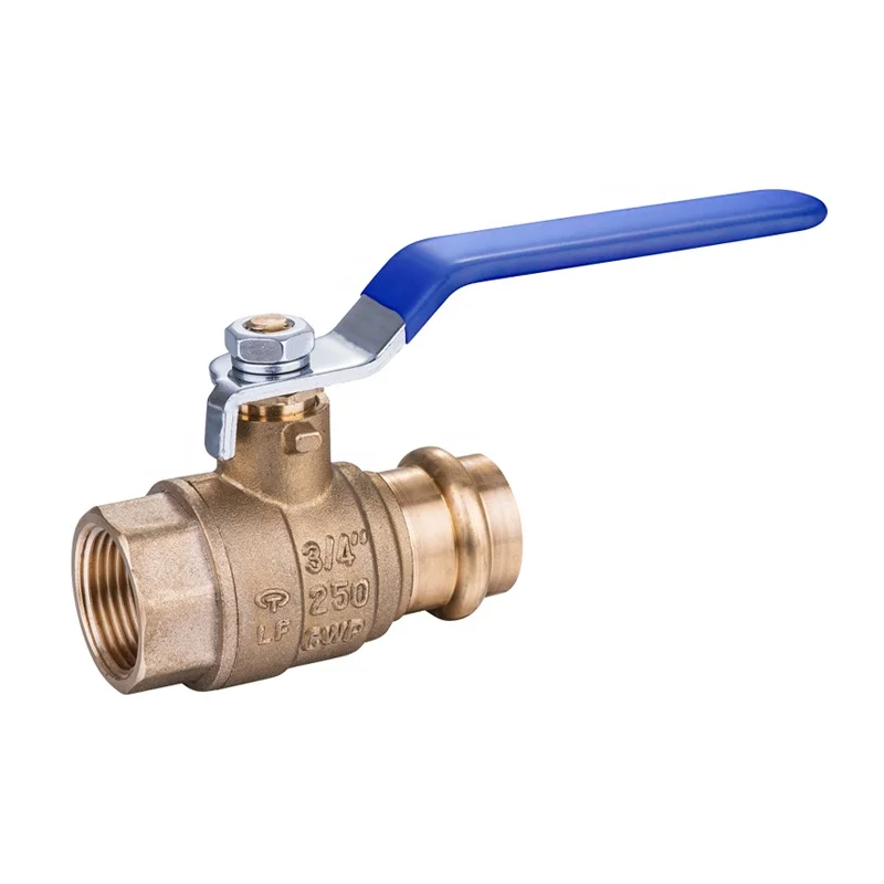 Texoon Ball Valve Shut Off Valves Controller Npt Full Port Brass with Vinyl Hot Sell Long Handle Press End Female Water 2 Years