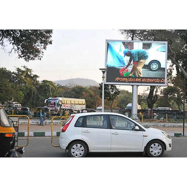 Outdoor Shop Front Service Advertising Sign Board P4 Wall Mount Storefront Digital Billboard Panel P5 Store Led Display Screen