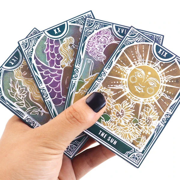 Decorative DIY Epoxy Resin The Sun The Moon The World Judgement Mysterious Divination Predicted Tarot OH Card  Resin Mold