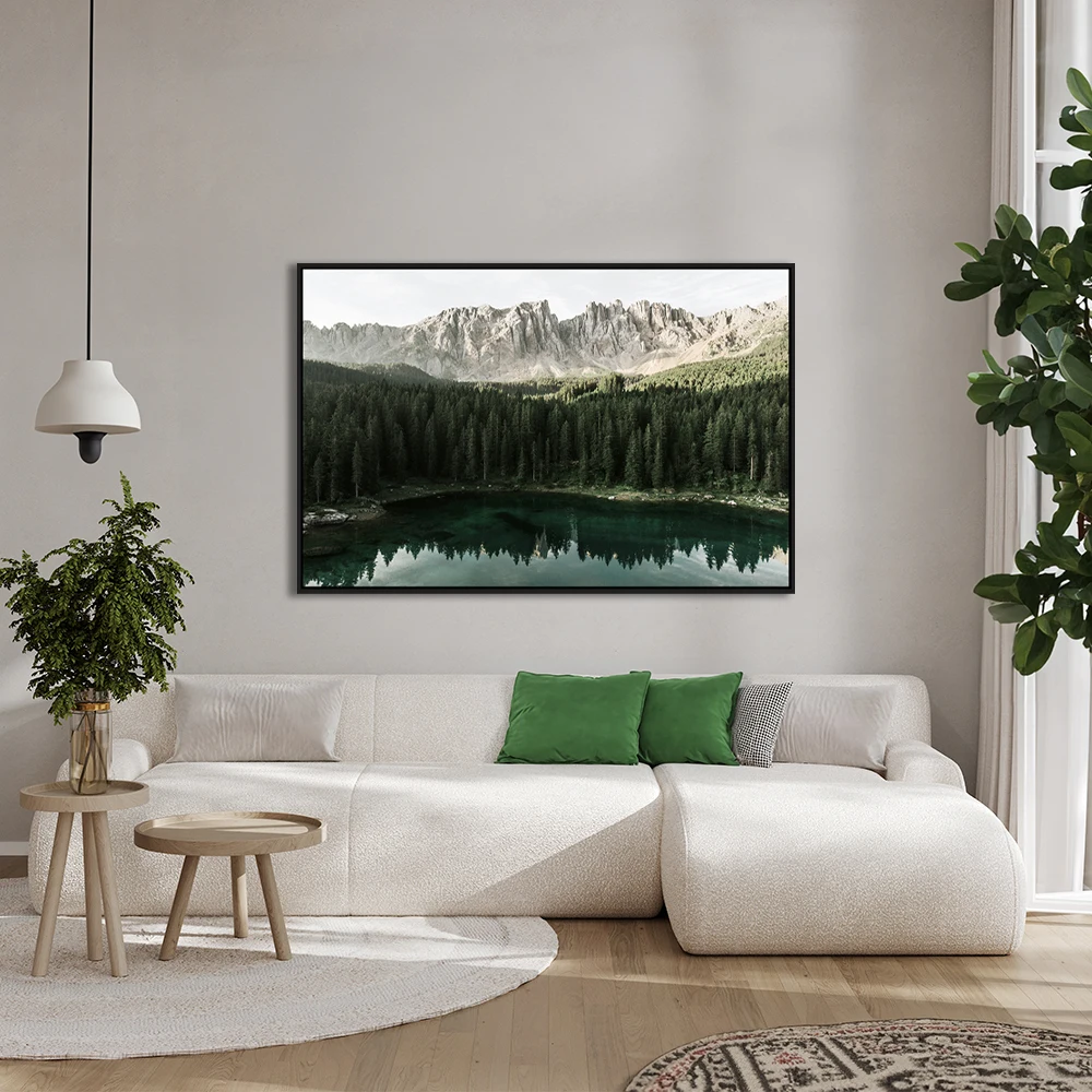 green scenery wall deco paint by numbers forest painting digital print modern moutain landscapes wall art nordic natural