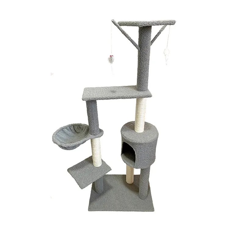 CT-01 новый оригинальный Заводский с цветами и кристаллами, многослойное дерево кошка башня Дерево Современная кошка дерево